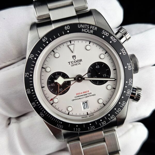 2021 Tudor Black Bay Chrono Panda 79360N White Dial – Full Set Box & Papers