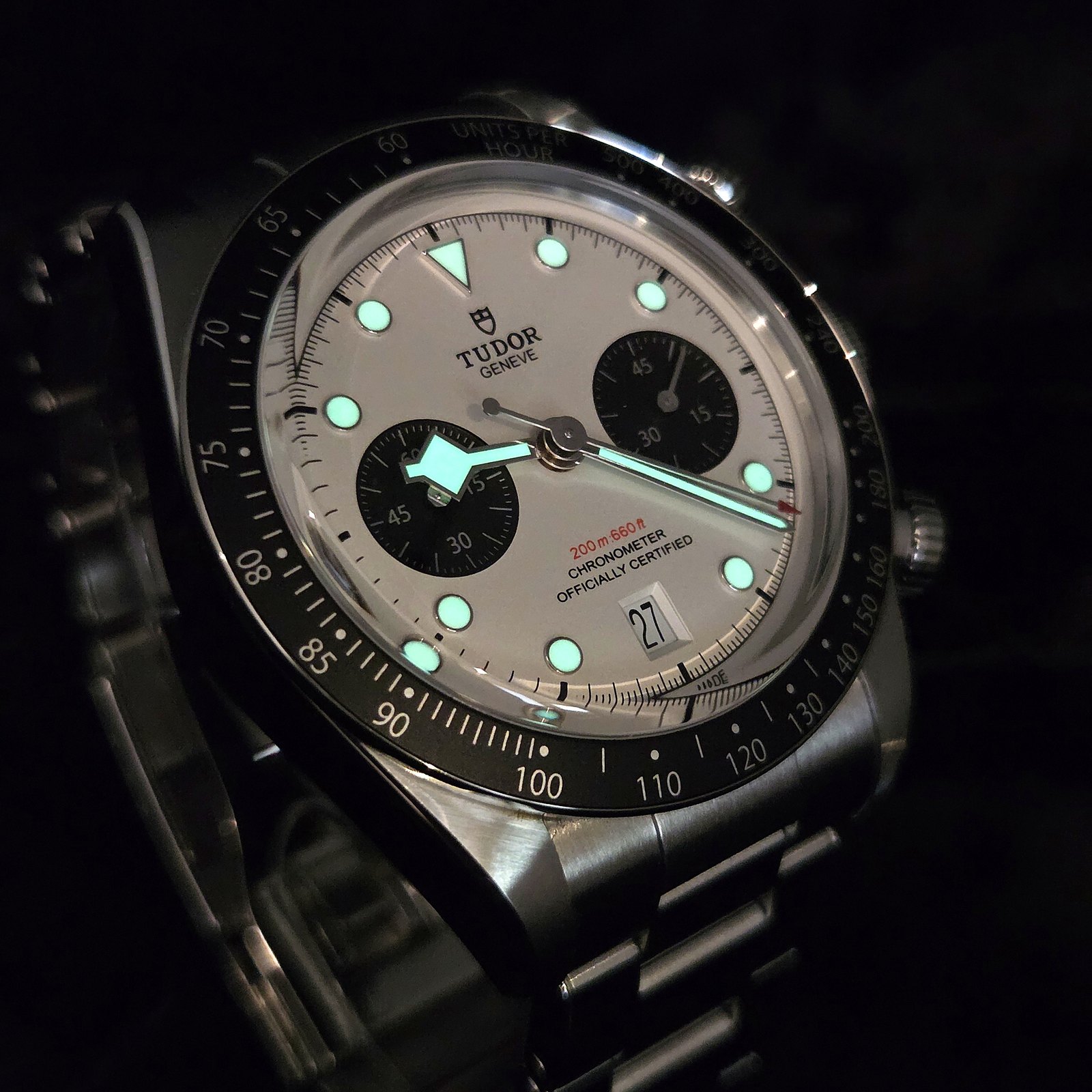 2021 Tudor Black Bay Chrono Panda 79360N White Dial – Full Set Box & Papers - Image 8