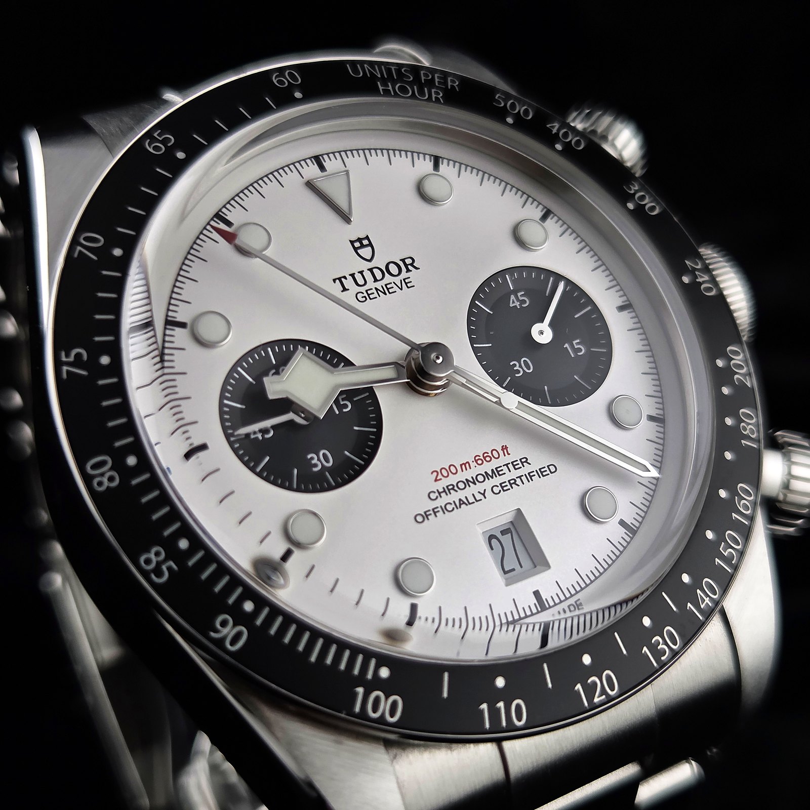 2021 Tudor Black Bay Chrono Panda 79360N White Dial – Full Set Box & Papers - Image 3