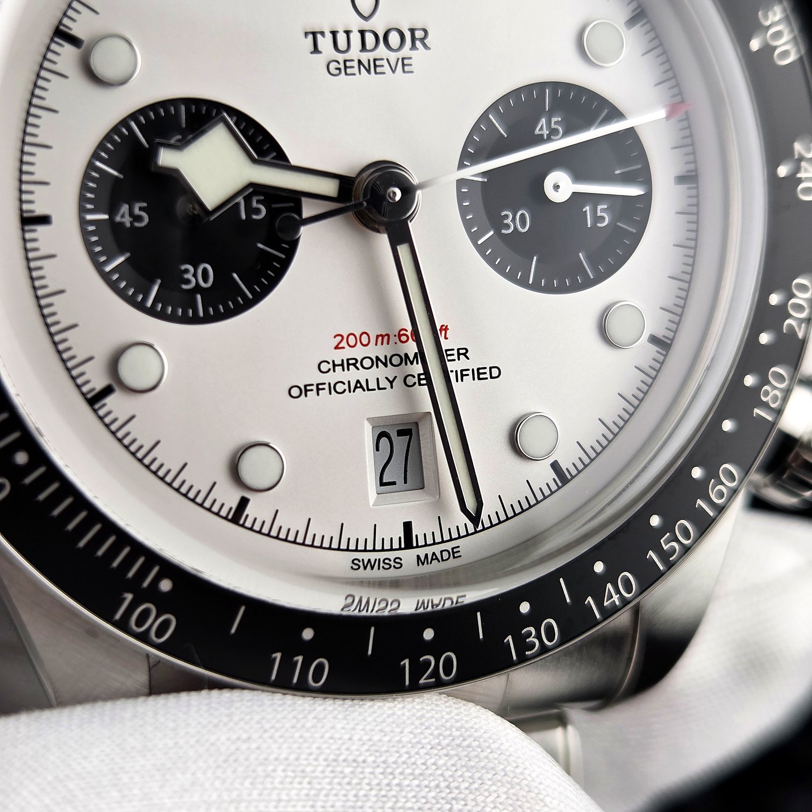 2021 Tudor Black Bay Chrono Panda 79360N White Dial – Full Set Box & Papers - Image 9