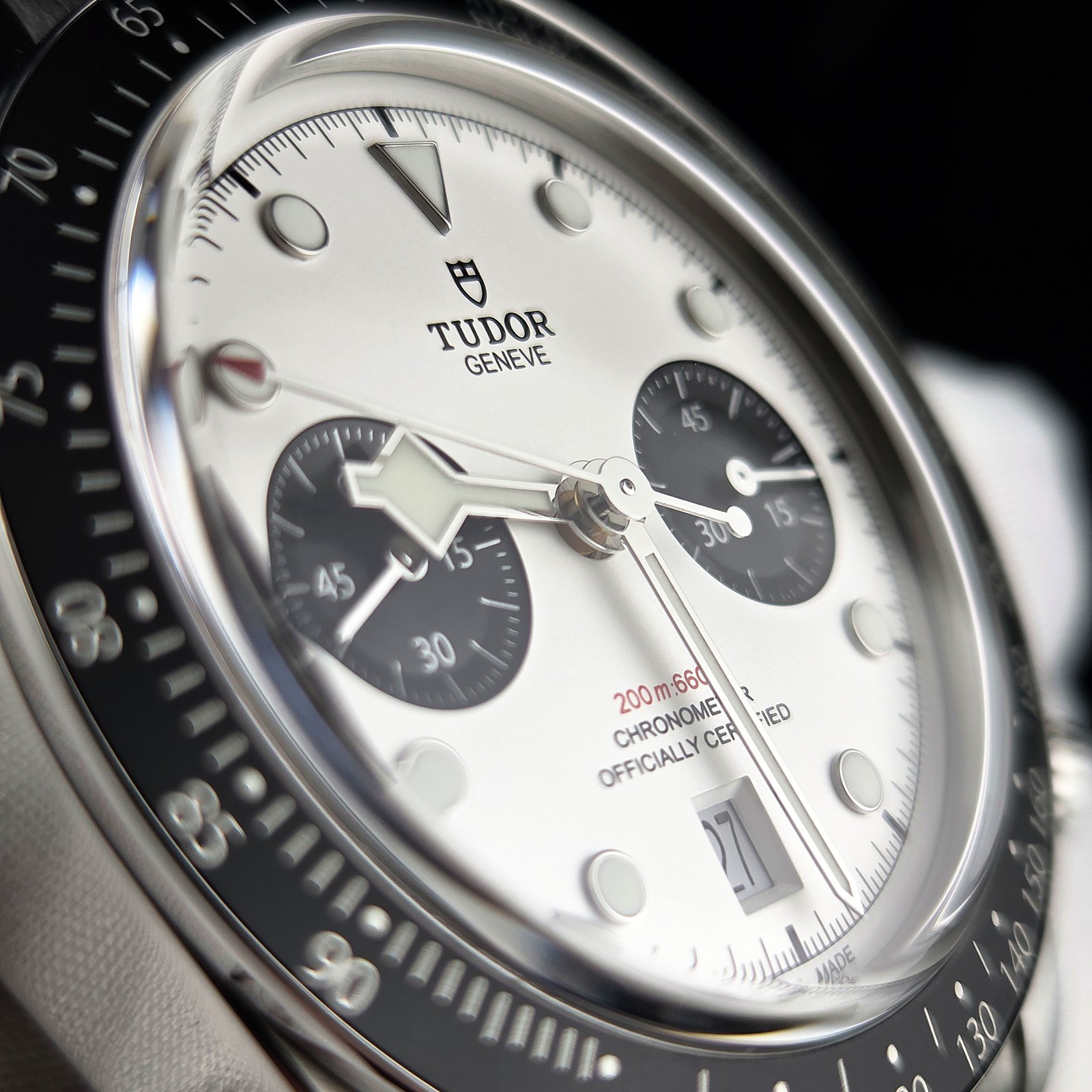 2021 Tudor Black Bay Chrono Panda 79360N White Dial – Full Set Box & Papers - Image 2