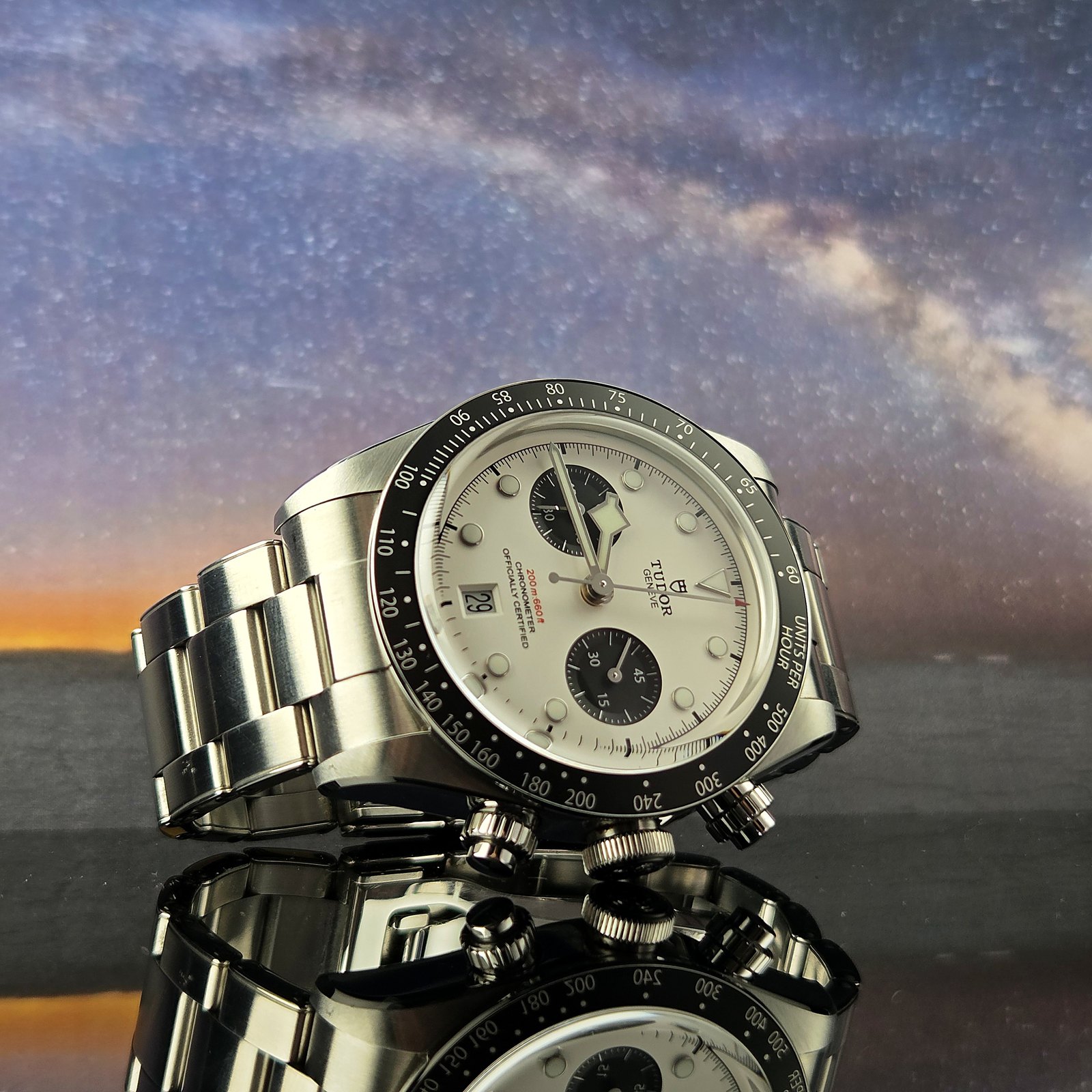 2021 Tudor Black Bay Chrono Panda 79360N White Dial – Full Set Box & Papers - Image 13