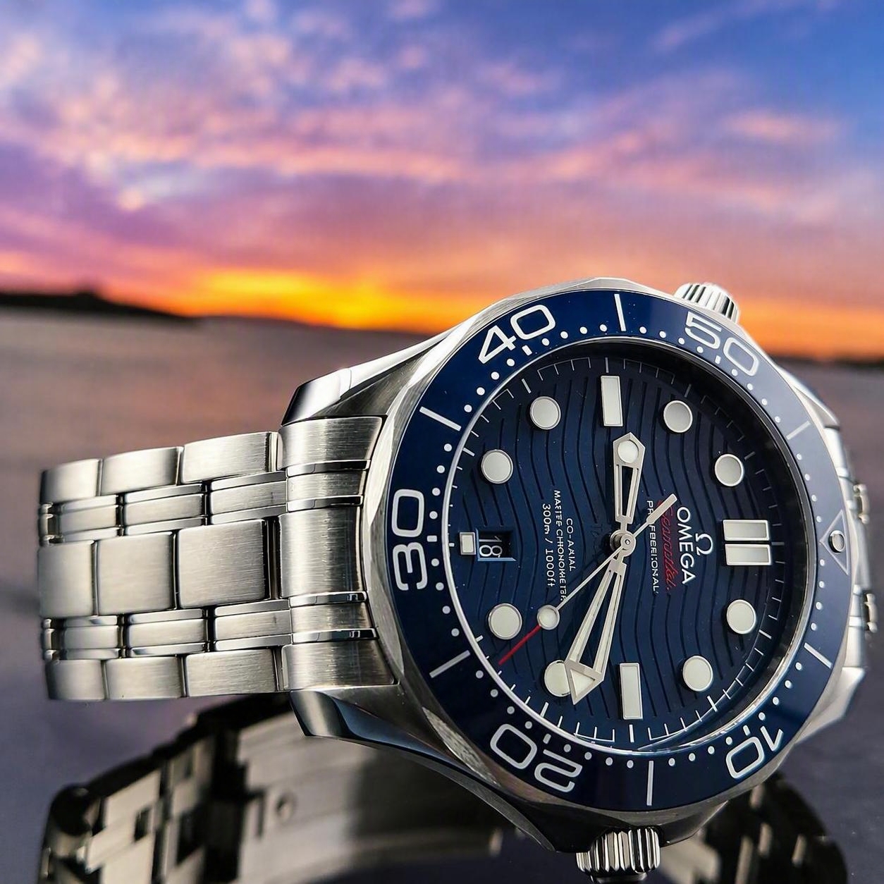 2022 Omega Seamaster Diver 300M Blue 42mm 210.30.42.20.03.001 Full Set + All Links - Image 16