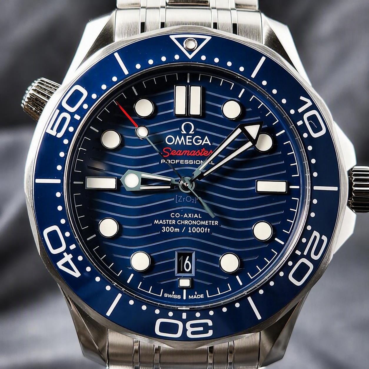 2022 Omega Seamaster Diver 300M Blue 42mm 210.30.42.20.03.001 Full Set + All Links - Image 3