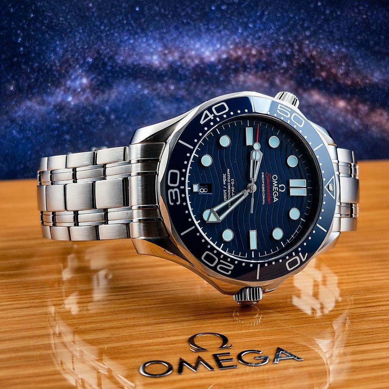 2022 Omega Seamaster Diver 300M Blue 42mm 210.30.42.20.03.001 Full Set + All Links - Image 18