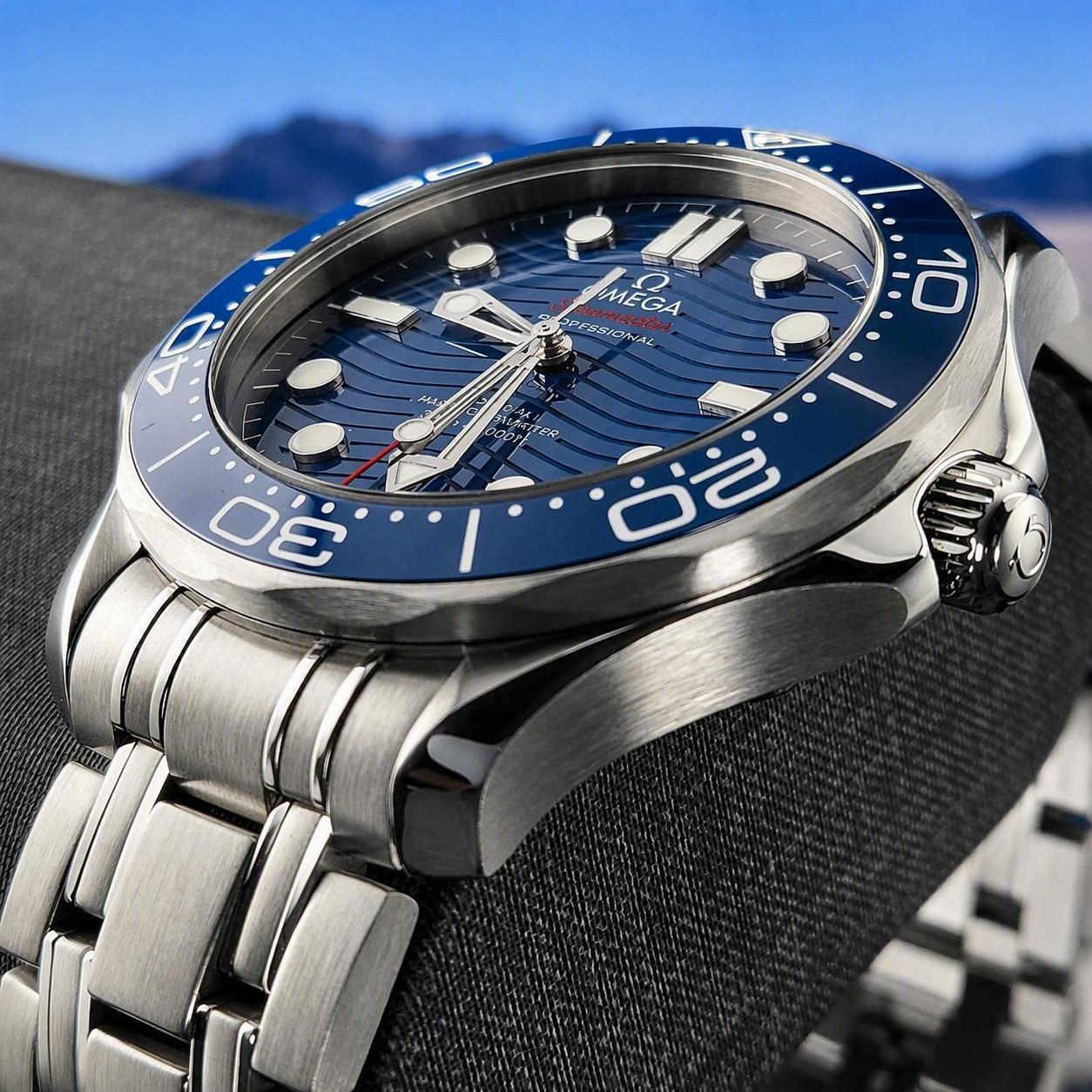 2022 Omega Seamaster Diver 300M Blue 42mm 210.30.42.20.03.001 Full Set + All Links - Image 7