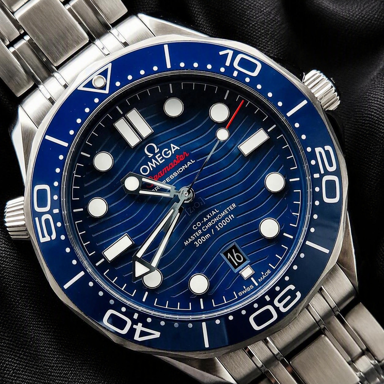 2022 Omega Seamaster Diver 300M Blue 42mm 210.30.42.20.03.001 Full Set + All Links